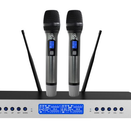 MTA 888 dòng micro không dây cao cấp sử dụng cho hát karaoke gia đình, kinh doanh, hội trường, sân khấu + Chất âm trong trẻo, có độ dày tạo nên sự khỏe khoắn, chắc chắn + Cảm biến tự ngắt, cảm biến gia tốc tiết kiệm pin, tránh âm thanh lạ + Phạm vi thu phát sóng rộng lên tới 100m